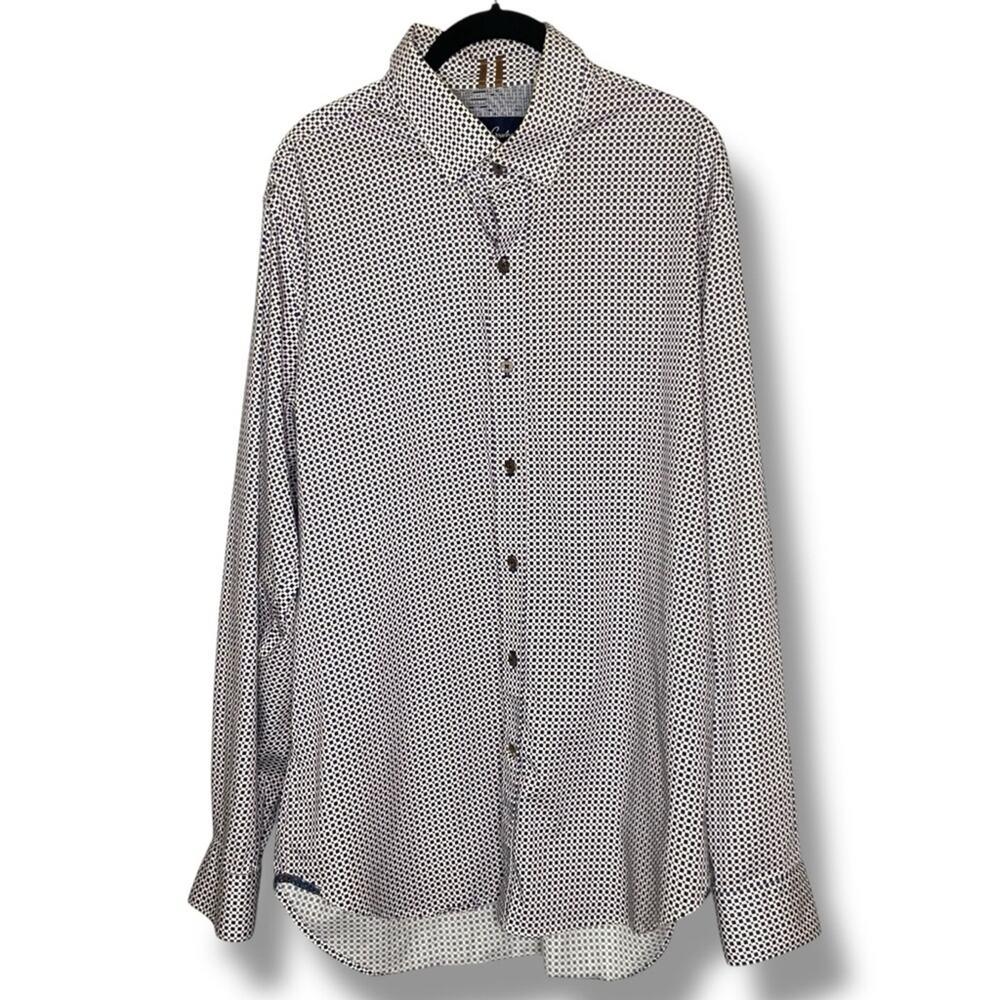 Robert Graham Long Sleeve Button Down Men’s Size XLT - Picture 9 of 9
